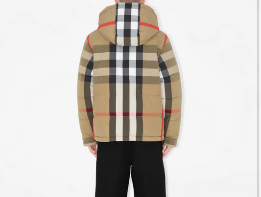 Burberry Mens Reversible Check Puffer Jacket